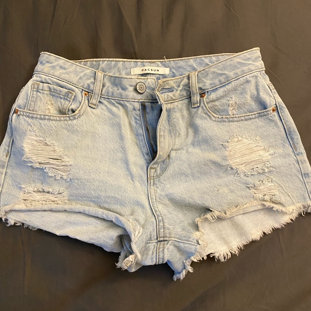 Pacsun High Rise Festival Jean Shorts Size 25